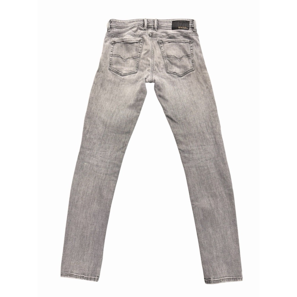 Diesel SLEENKER-X Stretch Slim Skinny Grey Men's‎ Distressed  Jeans W30 L32 - Picture 2 of 7